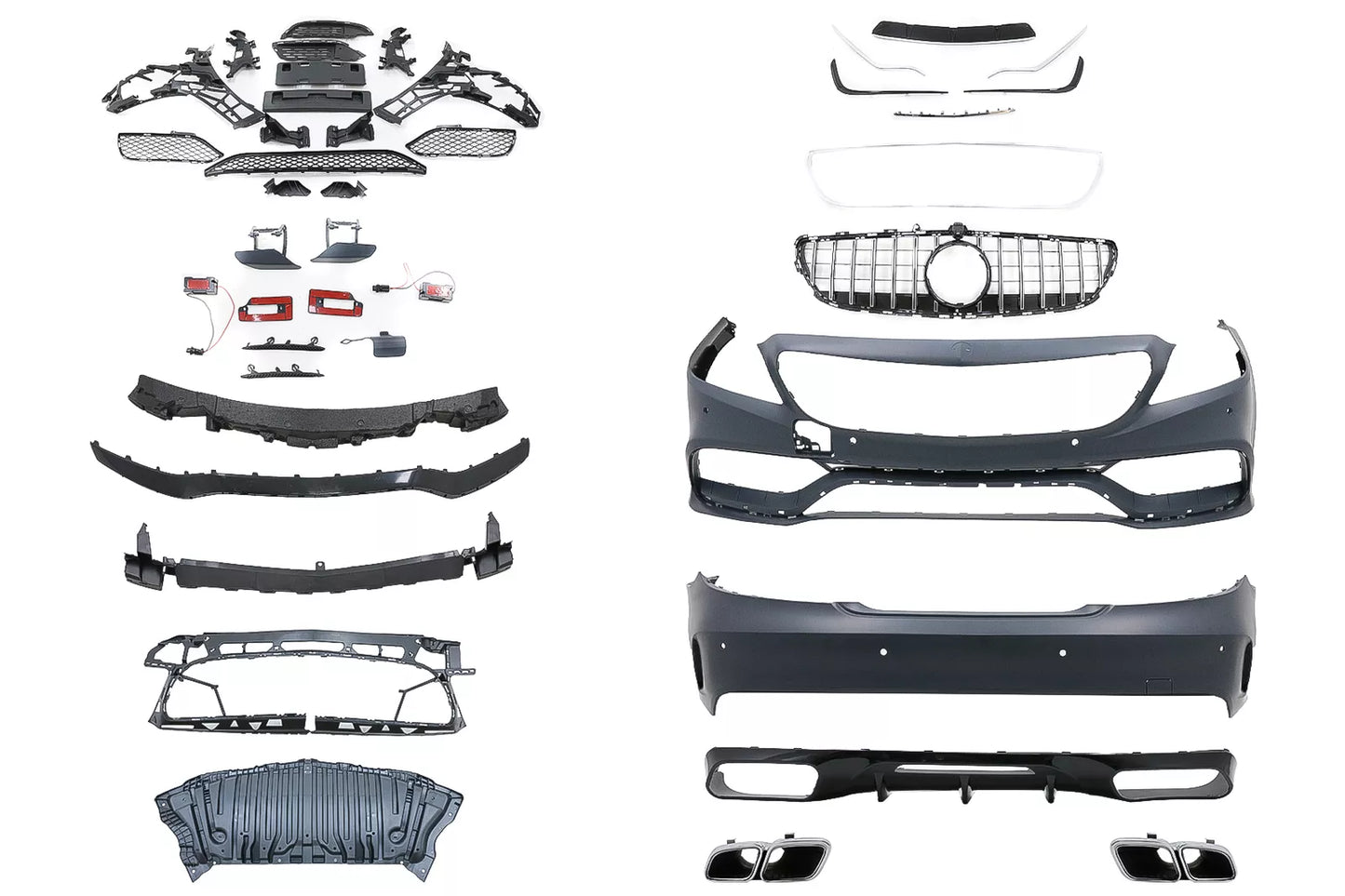 😎Bodykit per Mercedes CLS W218 C218 Berlina 11-18 terminali griglia paraurti😎