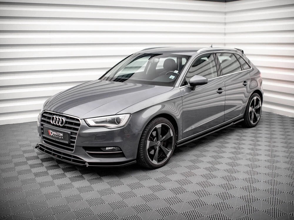 💕  Sotto minigonne  adatto per   AUDI A3 SPORTBACK 8V nero lucido 💕