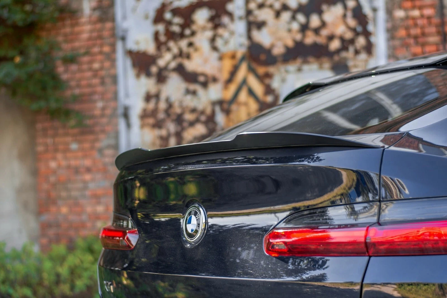 💕 Spoiler adatto per   BMW X4 M Sport G02  nero lucido 💕