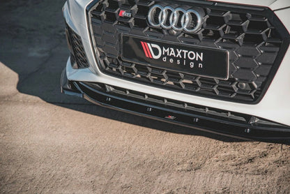 💕Splitter  adatto per  AUDI S5 / A5 S-LINE F5 FL nero  lucido💕