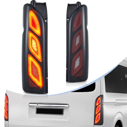 ⭐ART.2886 Fanali Posteriori a LED con Animazione – Toyota Hiace (2005–2018)⭐