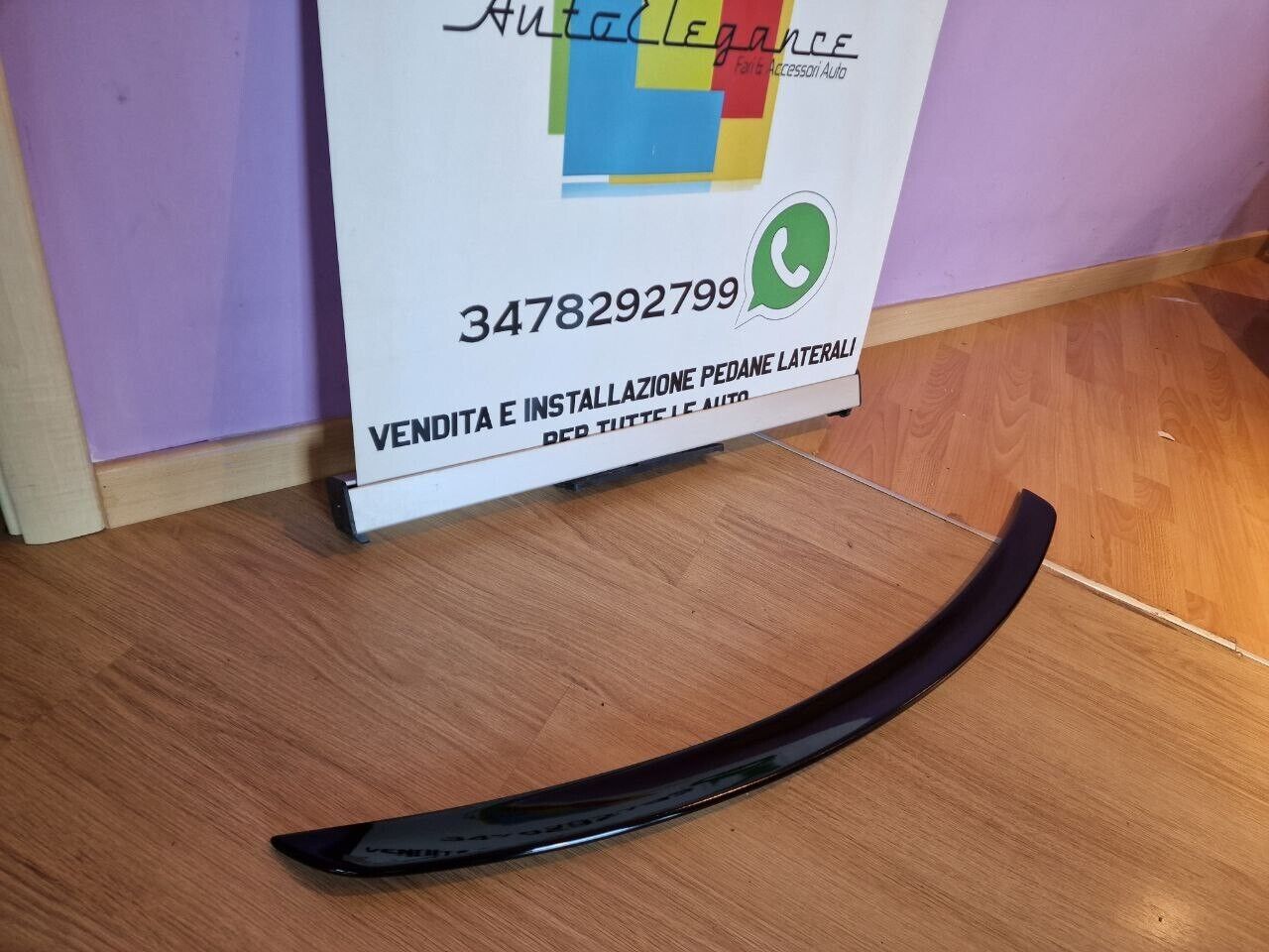 SPOILER BAGAGLIAIO CLS C257 2019+ LOOK AMG NERO LUCIDO 1099