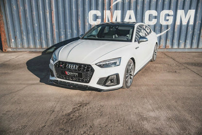 💕Splitter  adatto per  AUDI S5 / A5 S-LINE F5 FL nero  lucido💕