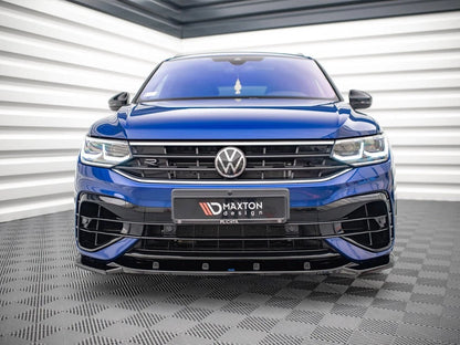 💕Splitter   adatto per  VW TIGUAN R/R-LINE MK2 Facelift  nero lucido 💕