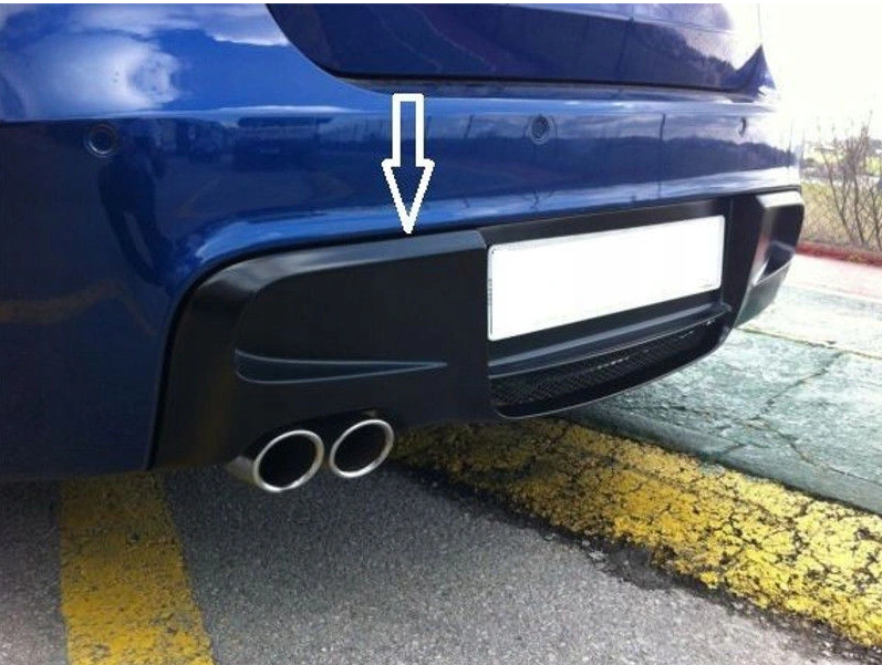 Rear Spoiler/Diffuser suitable for BMW 1 E81 E87 Fiberglass 
