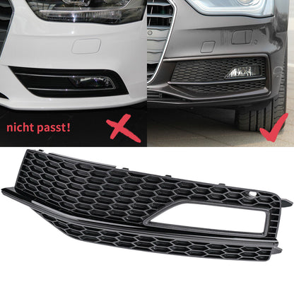 Griglia di ventilazione VAadatta per Audi A4 Avant B8 S Line listelli neri 2011+