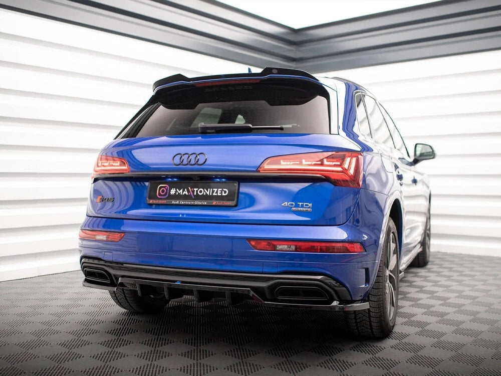 💕 Spoiler adatto per   Audi Q5 S-Line MK2 Facelift  nero lucido 💕