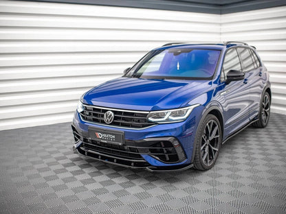 💕Splitter   adatto per  VW TIGUAN R/R-LINE MK2 Facelift  nero lucido 💕