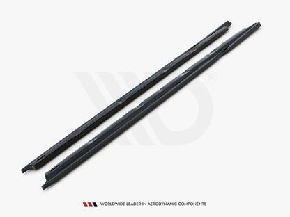 💕  Sotto minigonne  adatto per   AUDI A3 SPORTBACK 8V nero lucido 💕