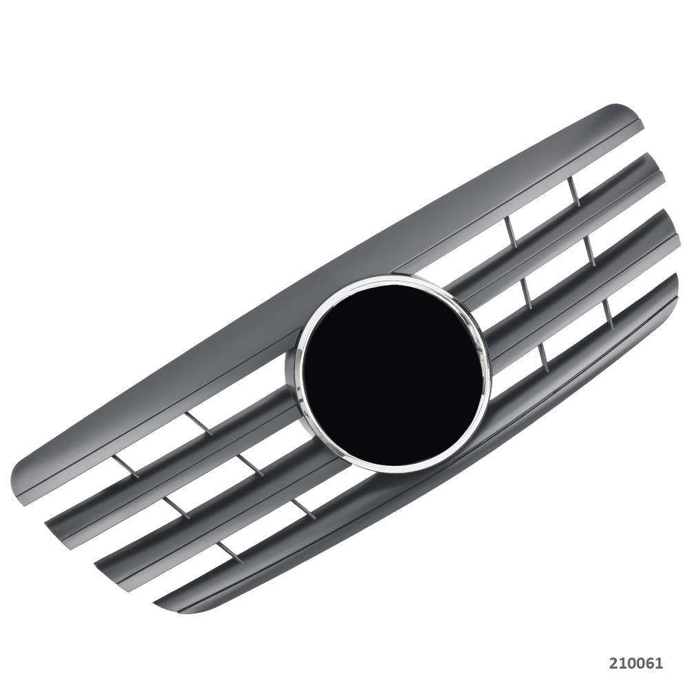 Sports grille grill for Mercedes W210 S210 E 1999-2002 matt black AMG LOOK 