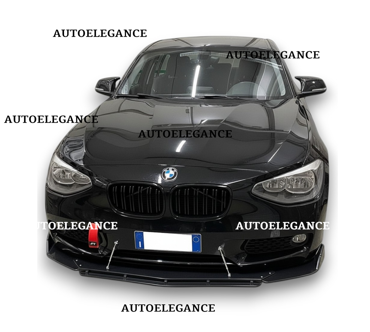 💫SPLITTER ANTERIORE NERO LUCIDO PER BMW SERIE 1 F20 F21 2011-2019💫