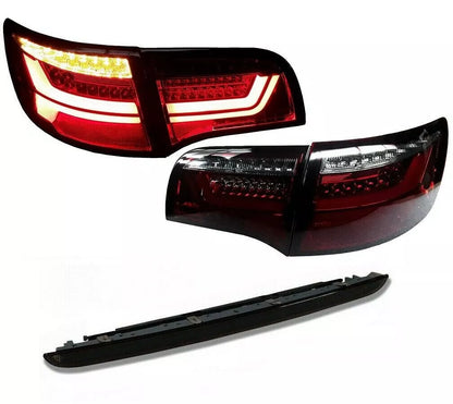 FANALI POSTERIORI LED AUDI A6 4F 04-11 FRECCE ANTERIORI RS + LUCE FRENO NERA