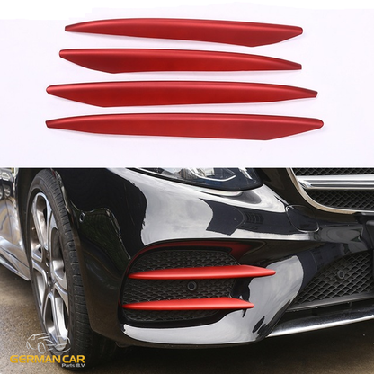 Paraurti per Mercedes W213 Classe E griglia finlandese ROSSO TUNING