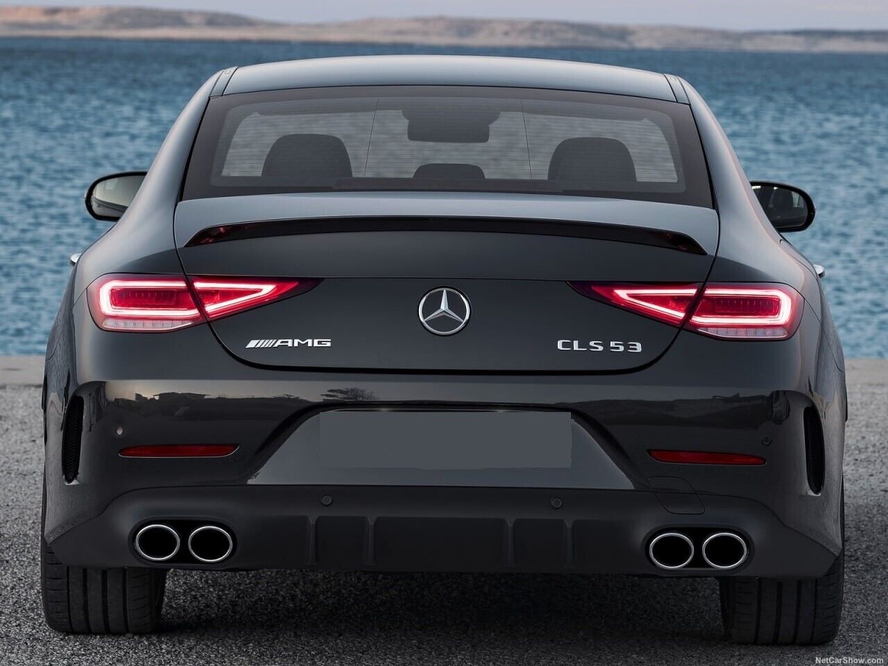 SPOILER BAGAGLIAIO CLS C257 2019+ LOOK AMG NERO LUCIDO 1099
