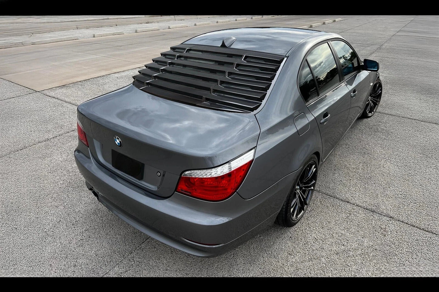 💫Louver / Tapparella Posteriore in ABS Nero Lucido per BMW Serie 5 E60 💫