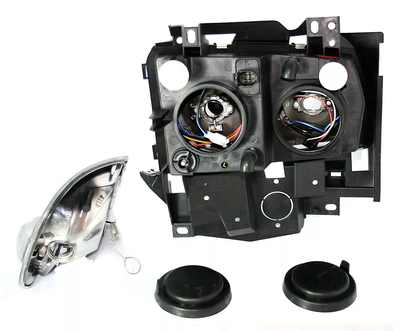 🔥Fari Angel Eyes per VW T4 96-03 Autobus Multivan vettura anteriore lunga neri