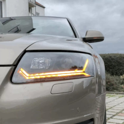 Fari allo xeno per AUDI A6 4F 04-08 LED Luce diurna Frecce Dinamiche