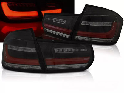 Luci posteriori LED nere per BMW F30 luci posteriori frecce di marcia