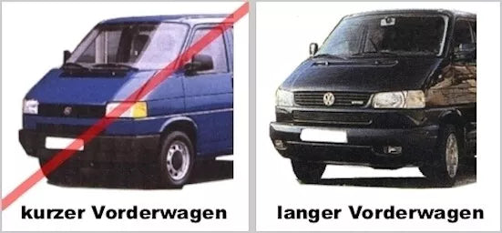 🔥Fari Angel Eyes per VW T4 96-03 Autobus Multivan vettura anteriore lunga neri