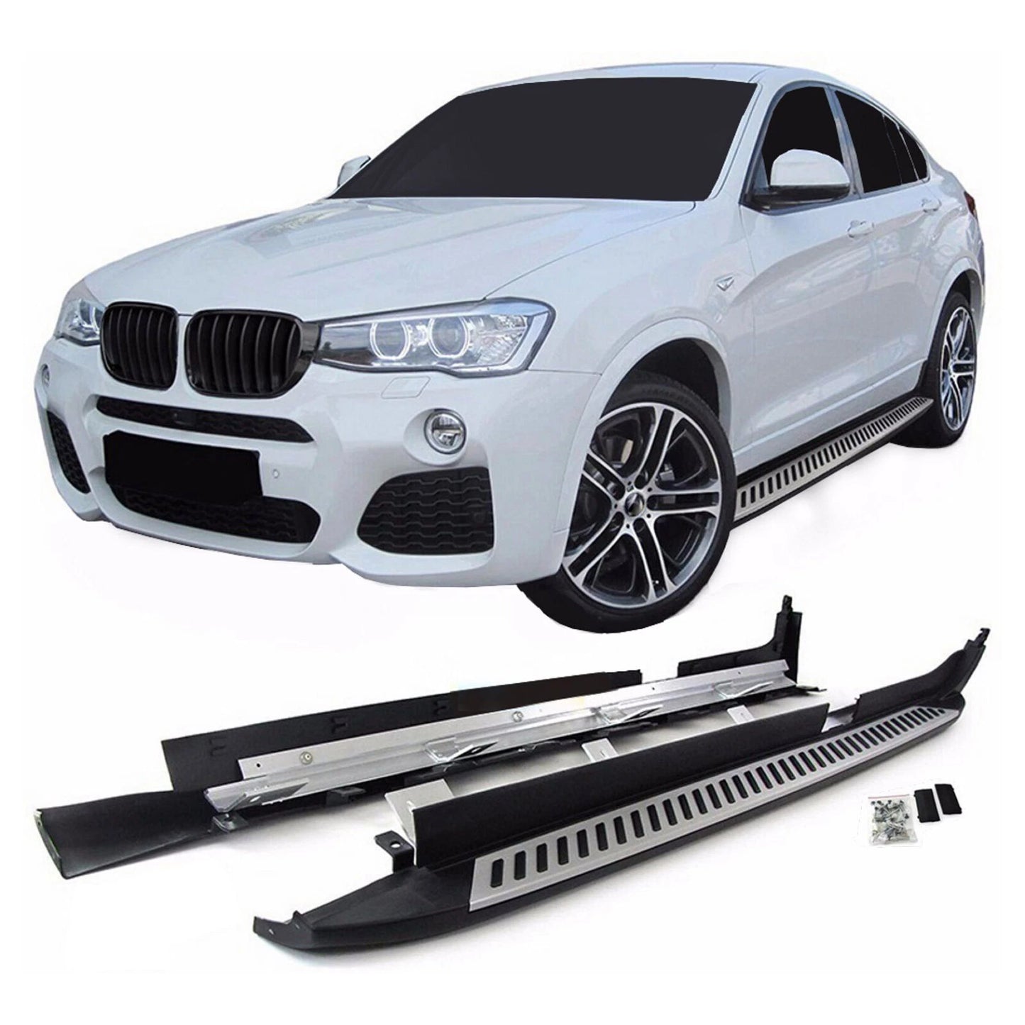 🔥ART.8594 PEDANE LATERALE SOTTOPORTA ADATTO PER BMW X3 F25 2011-2018🔥