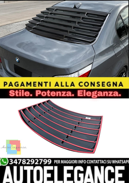 💫Louver / Tapparella Posteriore in ABS Nero Lucido per BMW Serie 5 E60 💫