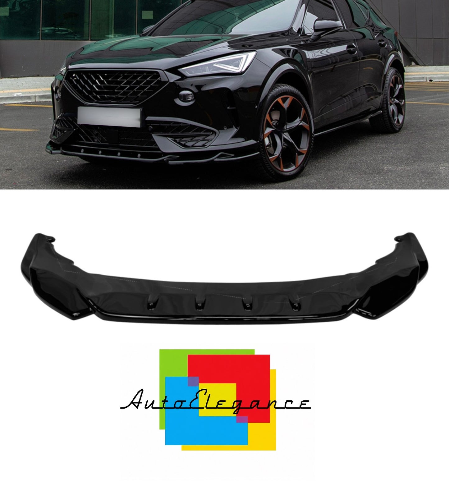 💕 SPLITTER   CUPRA FORMENTOR 202+ NERO LUCIDO 💕
