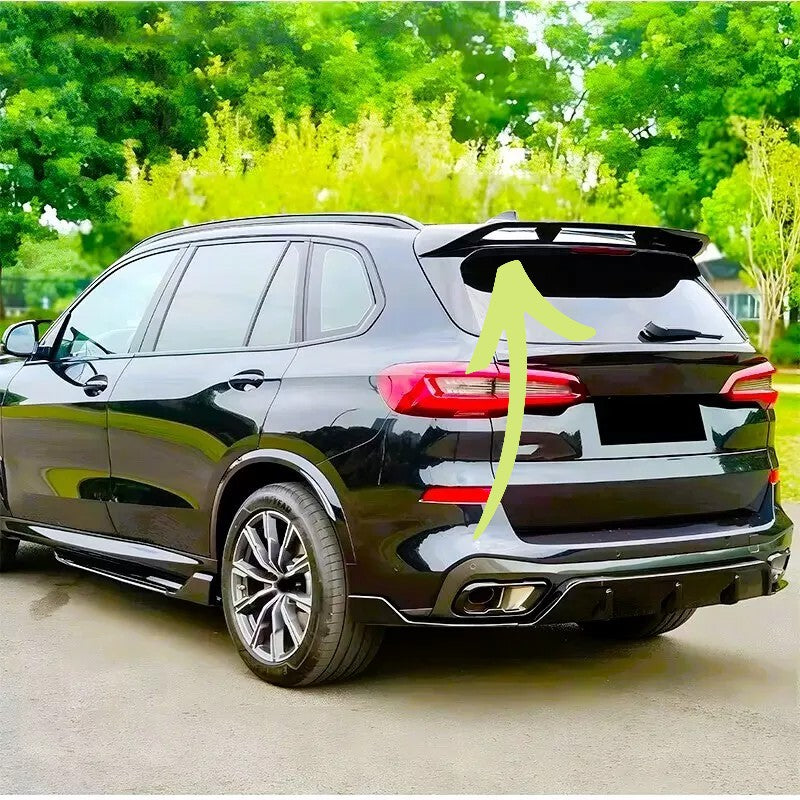 🖤KIT Spoiler Nero Lucido Adatto Per BMW X5 G05 X5M F95 M50 2018+🖤