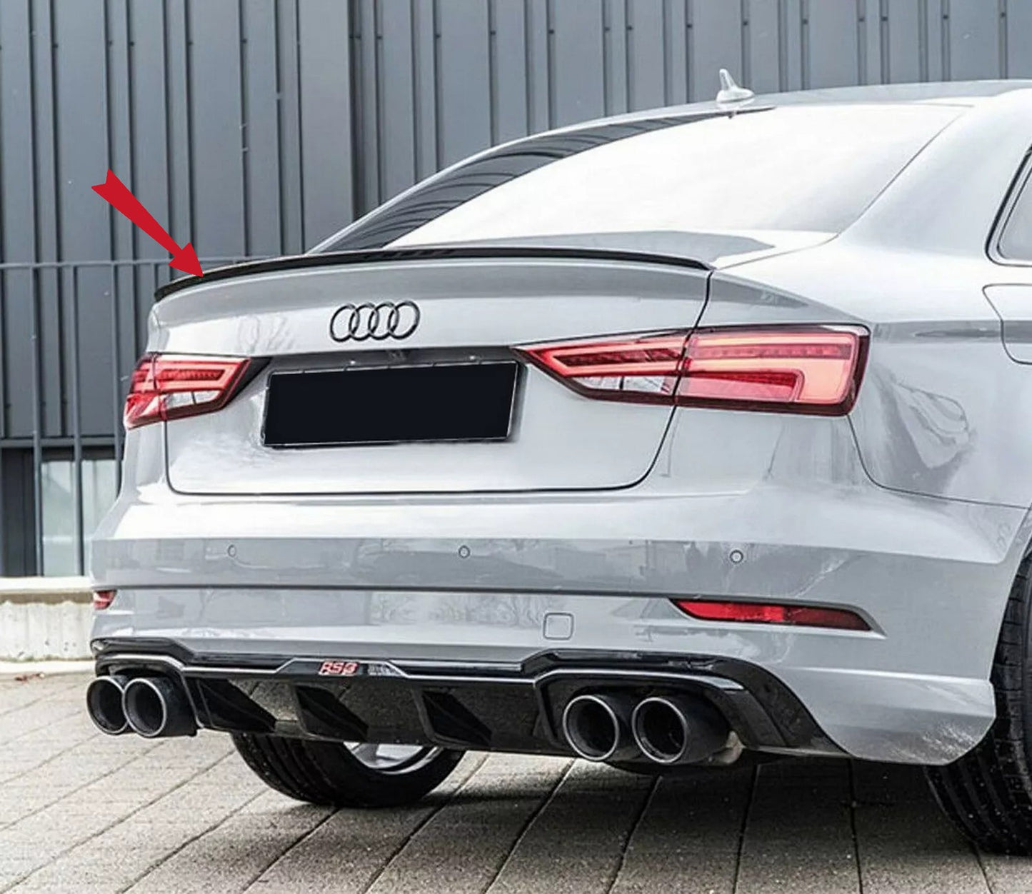 ✨Ala del labbro del bagagliaio dello spoiler del bagagliaio per Audi A3 8V✨