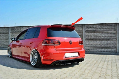 💯Spoiler tetto Add On Ala per VW Golf 6 GTI R MK6 Hatchback 08-12 Nero lucido💯