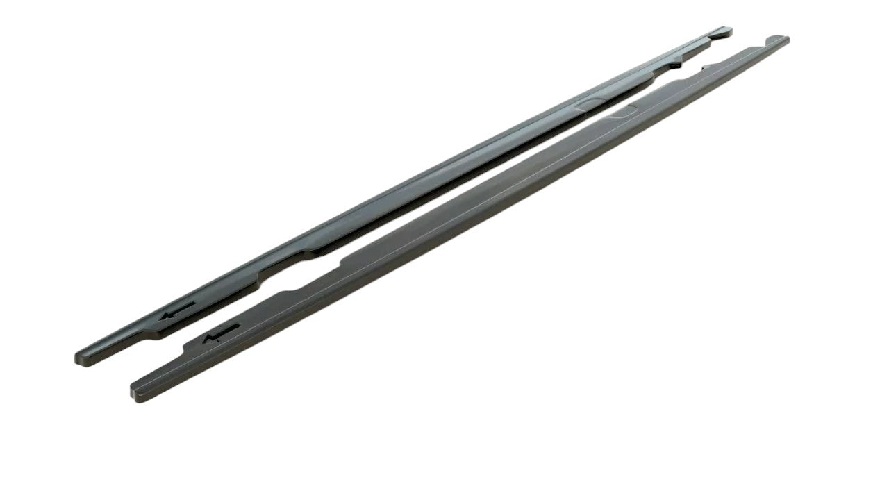 ✨Minigonne Laterali design nero lucido ABS per BMW Serie 3 E91 FL 2008-2011✨