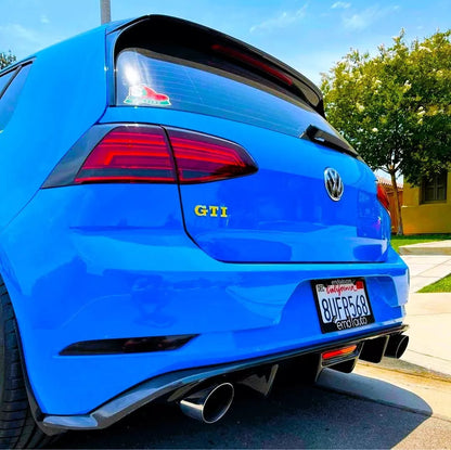 ⭐Carbon Fiber Diffuser Fit For VW Golf GTD GTI TSI TDI MK7.5⭐