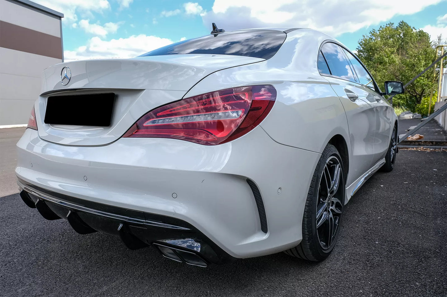 ✨Diffuseur pour Mercedes CLA W117 X117 Shooting Brake 13-18 Facelift CLA45 Look✨