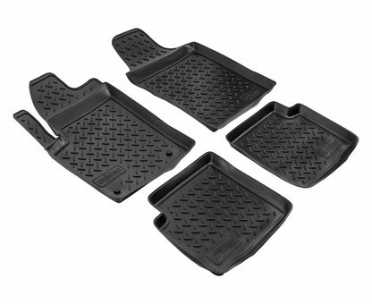 TAPPETI TAPPETINI AUTO IN GOMMA ADATTI PER FIAT 500 dal 2008