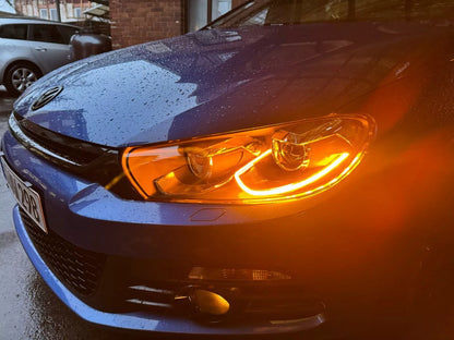 Faro proiettore full led per vw scirocco 3 08-18 indicatore di direzione dinamico alogeno