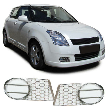 Copri fendinebbia cromati per Suzuki Swift MZ EZ 05-08- AUTOELEGANCERICAMBI