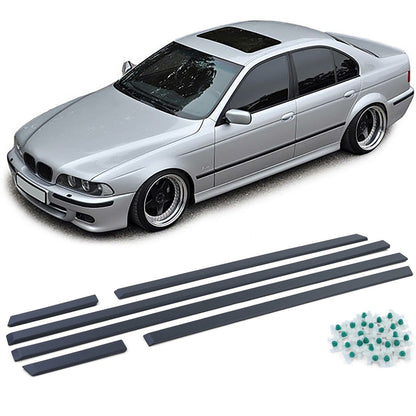Set di strisce porta con rivestimento paraurti sportivo adatto per BMW E39 berlina