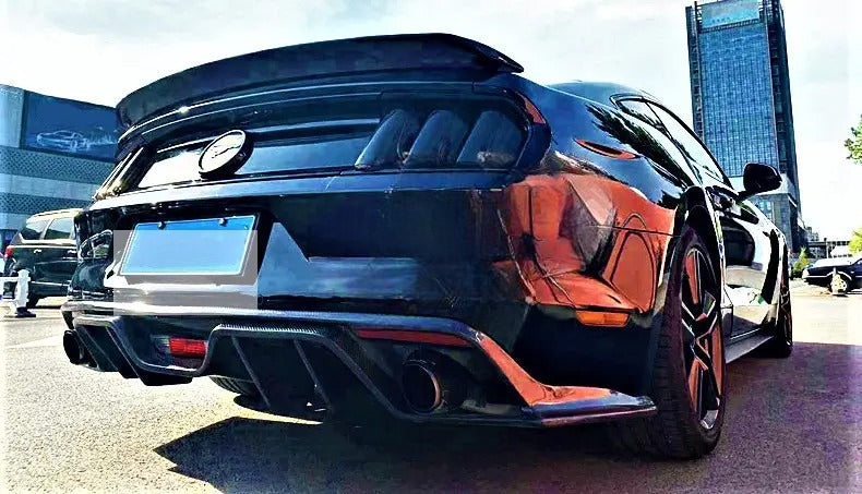 💯Glossy Black Spoiler KIT Suitable For Ford Mustang GT Style 2015+💯