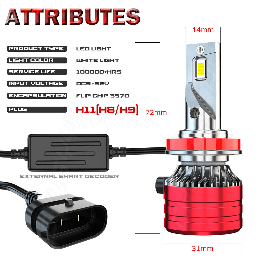 led bulb kit suitable for Dodge Grand Caravan 2011-2019 2012 2014 2016 