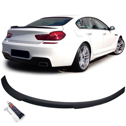 Spoiler posteriore performante nero lucido aftermarket compatibile con serie 6 BMW F06 Gran Coupé 12-18