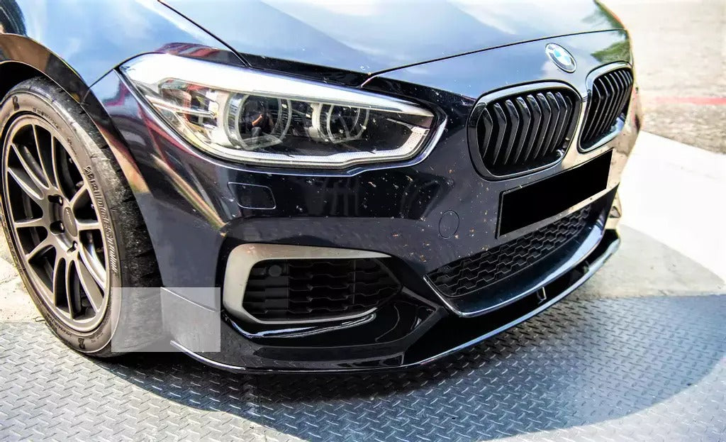 😎KIT Gloss Black Splitter Suitable For BMW 1 Series F20 F21 LCI 15-19😎