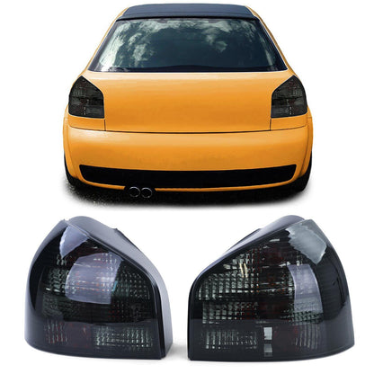 Fanali posteriori fumè nero aftermarket compatibile con Audi A3 8L 96-03