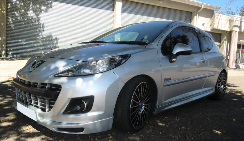 FRONT APRON SUITABLE FOR PEUGEOT 207 PHASE 2 ( 2009-2012 ) 