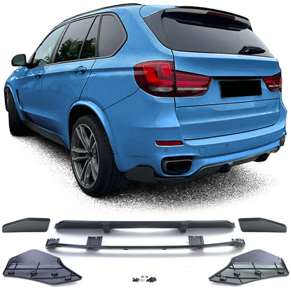 Performance Rear Diffuser Matt Black Suitable for BMW X5 F15 13-18- 