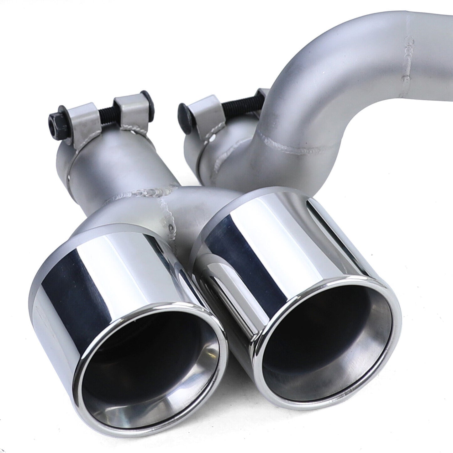 Diffusore posteriore lucido + conversione terminale di scarico duplex adatto per BMW F10 F11 520 525 528 530