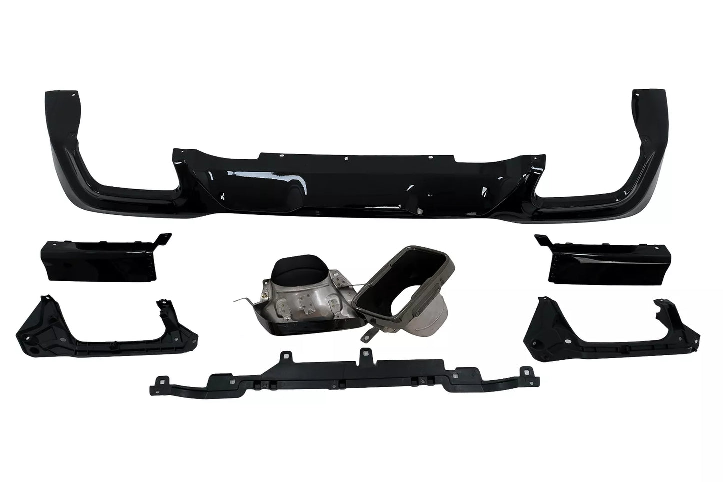 😍Diffuseur Embouts Noirs pour BMW 2 F44 Gran Coupé M235i Design😍
