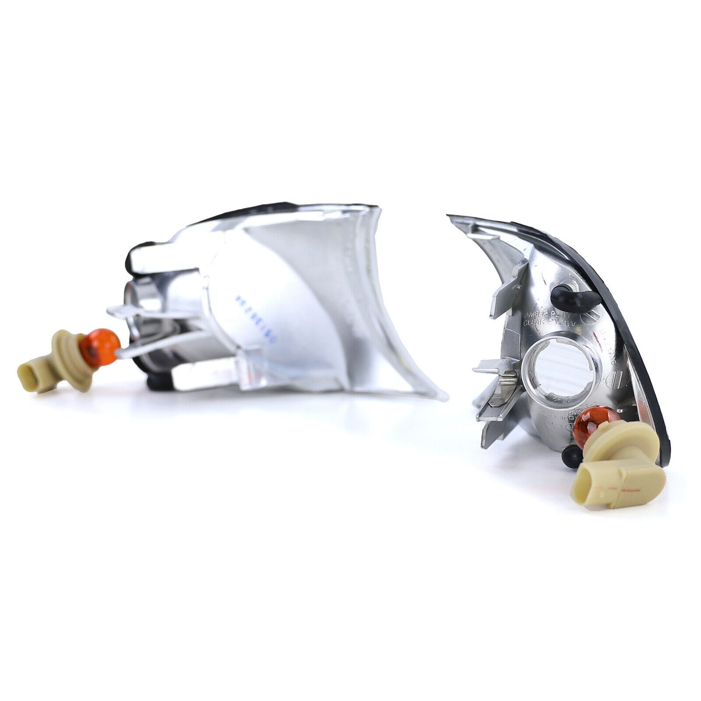 Coppia di cristalli bianchi trasparenti per BMW Serie 3 E46 Coupé 99-01 AUTOELEGANCERICAMBI