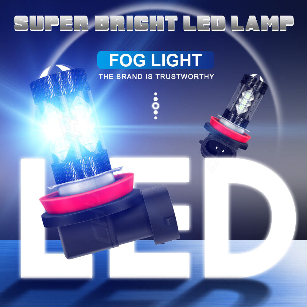 Per Toyota RAV4 2006-2012 Kit di lampadine fendinebbia per fari a LED combo 8000K Ice Blue