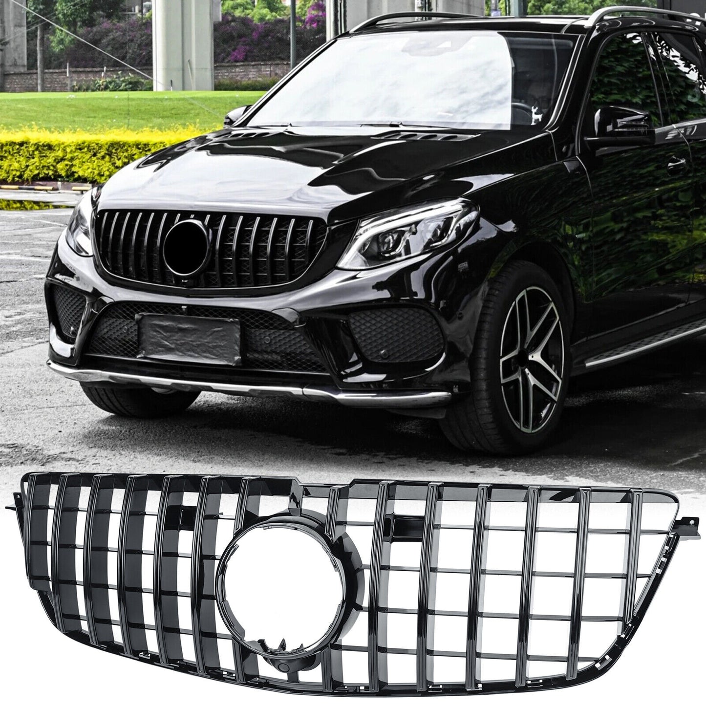 Griglia GT Panamericana adatta per Mercedes Classe GL W166 X166 12-15 nera