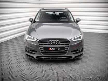 💕  Splitter  adatto  per  AUDI A3 8V Sportback  nero  lucido 💕