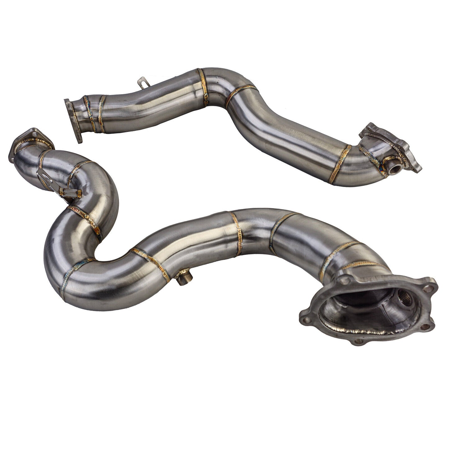 Tubi di ricambio racing in acciaio inox per Audi S6 RS6 4G A7 S7 RS7 12-18